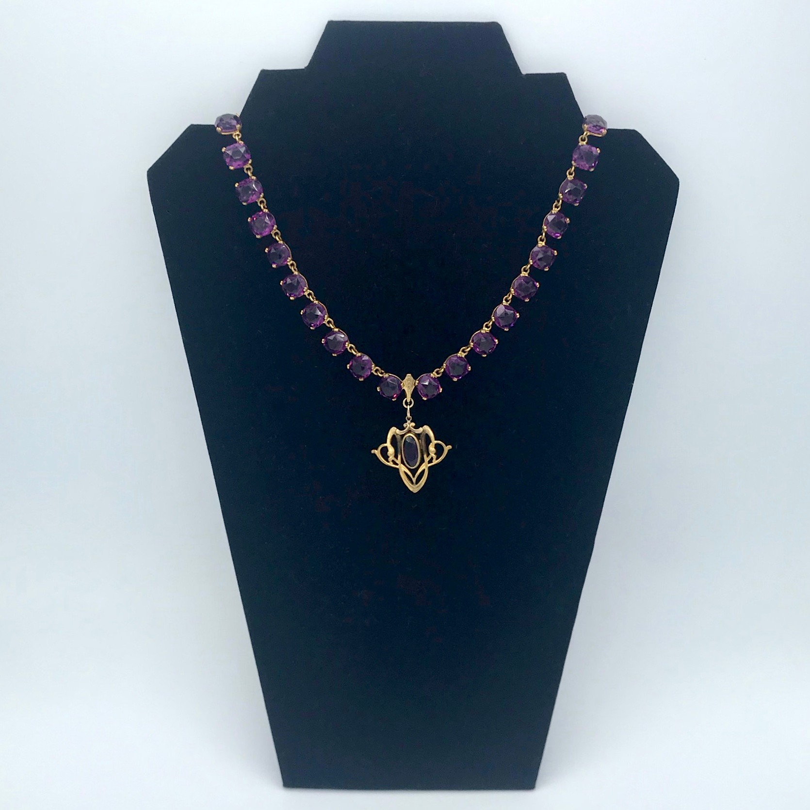 Victorian Glass Necklace