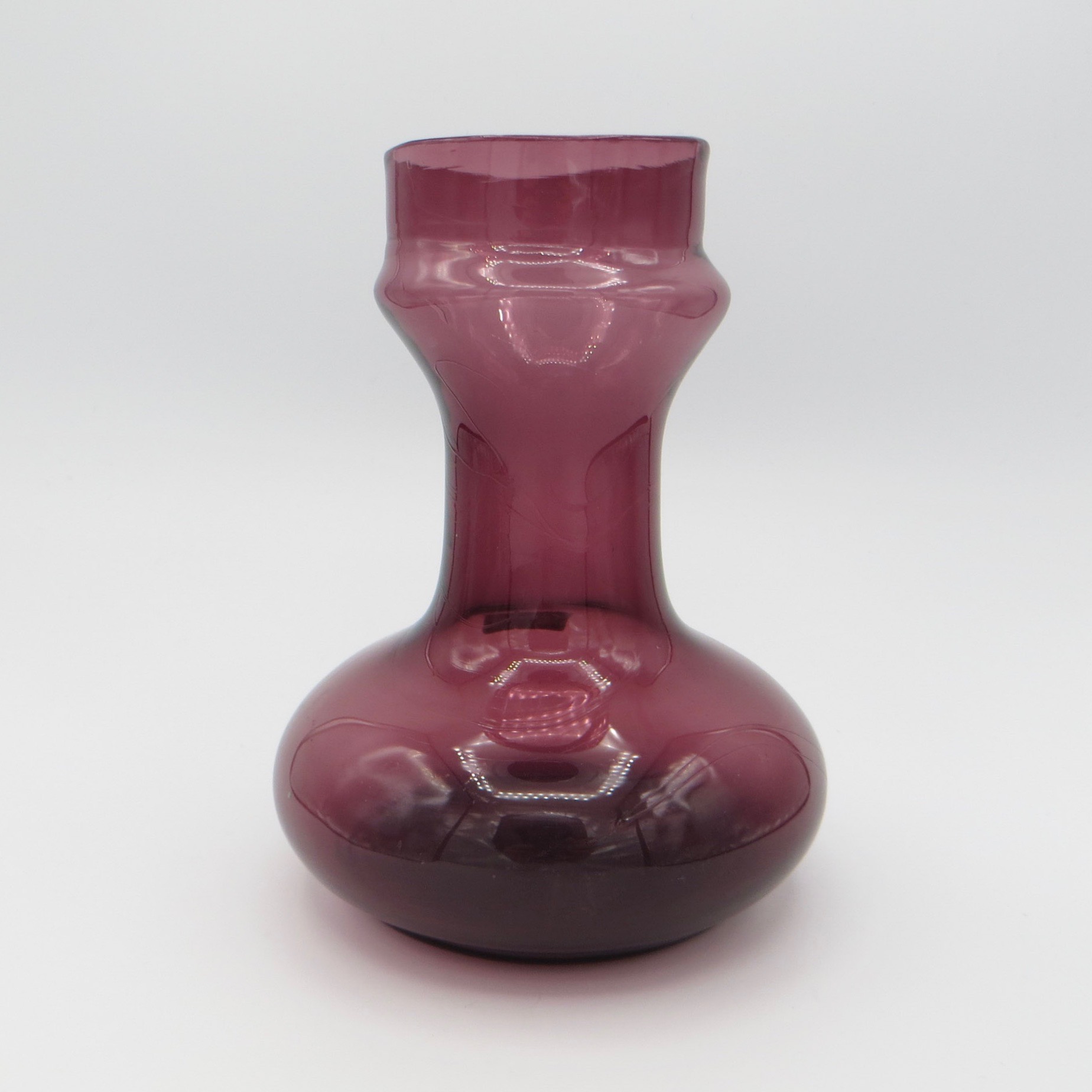 Purple Bulb Vase