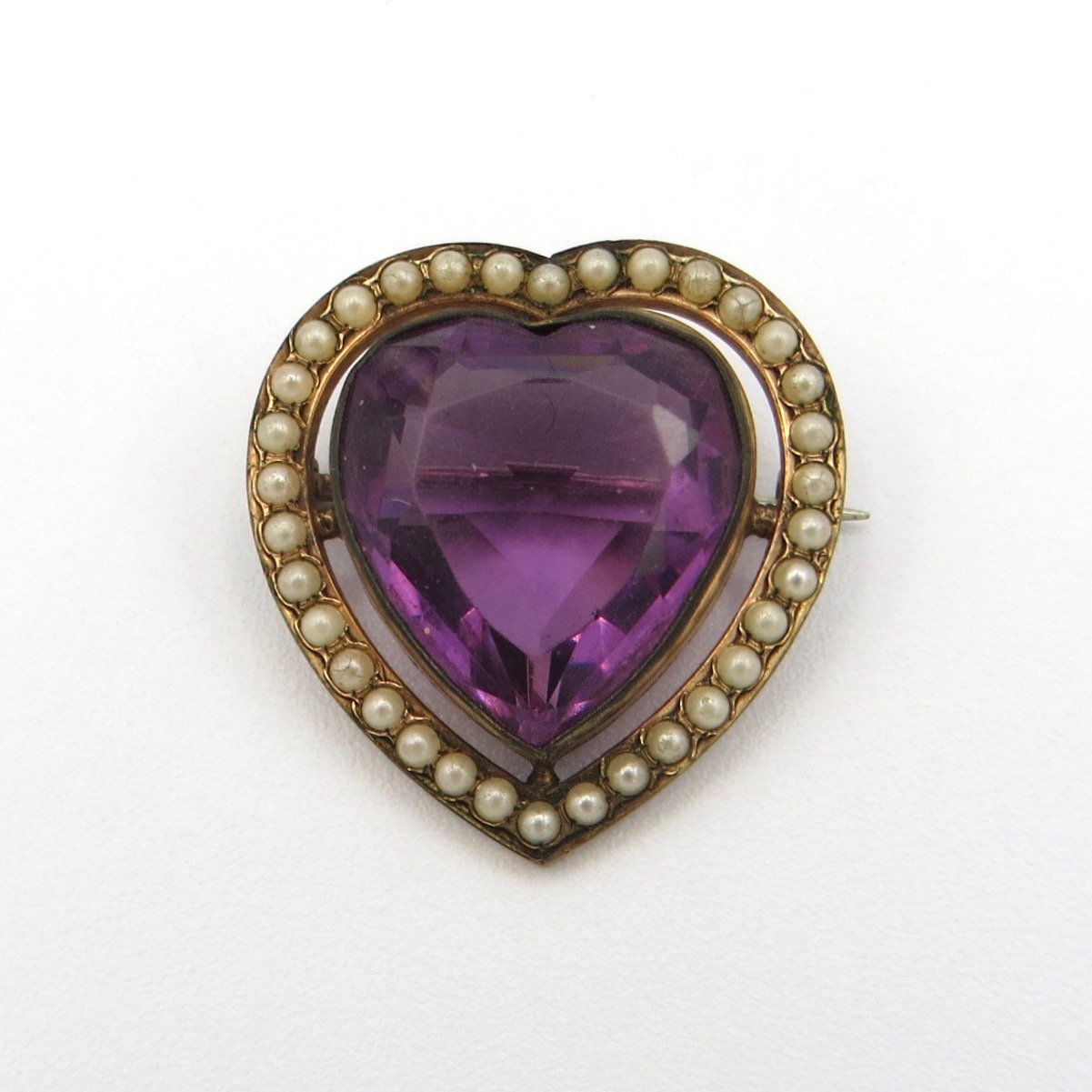 Victorian Heart Brooch