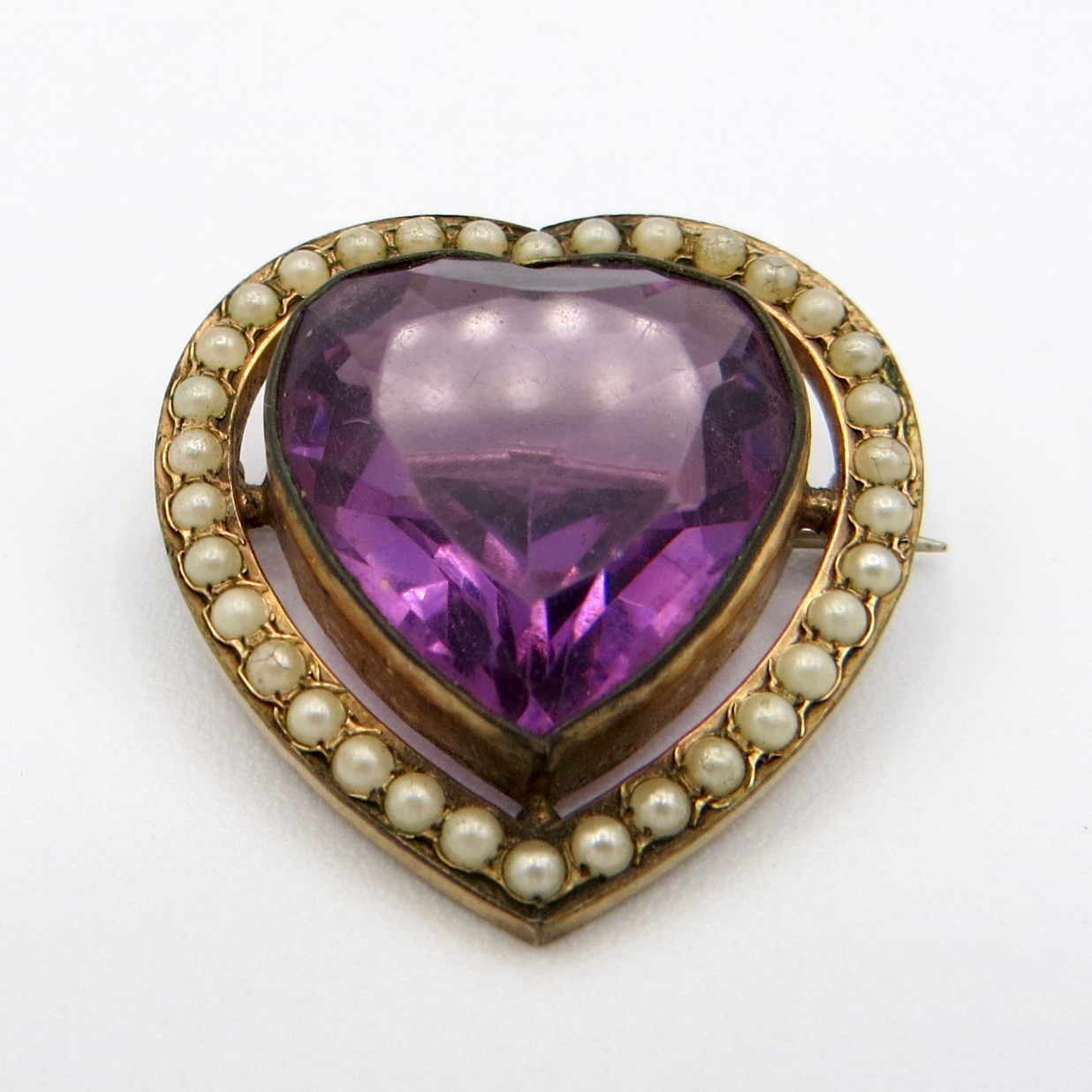 Victorian Heart Brooch