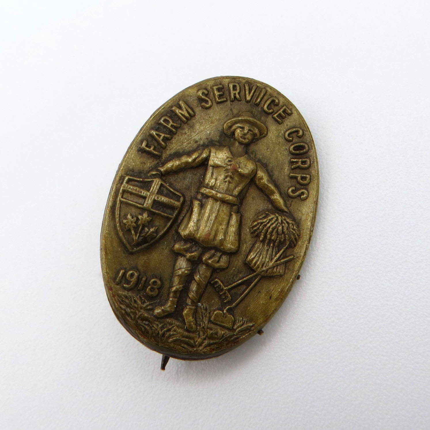 Canadian Farm Service Pin (1918)