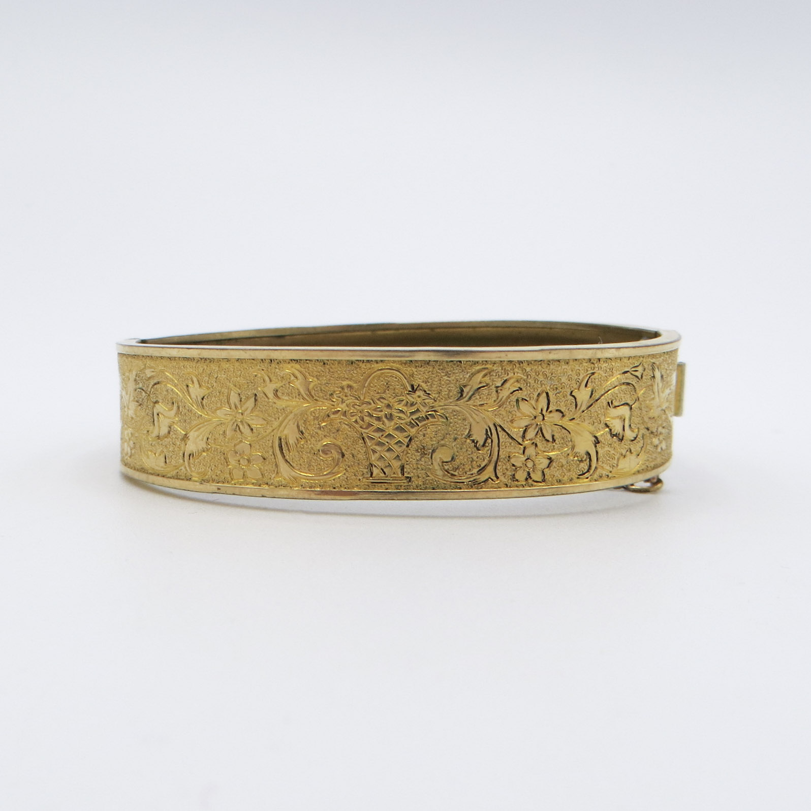 Gold-Filled Flower Basket Bracelet