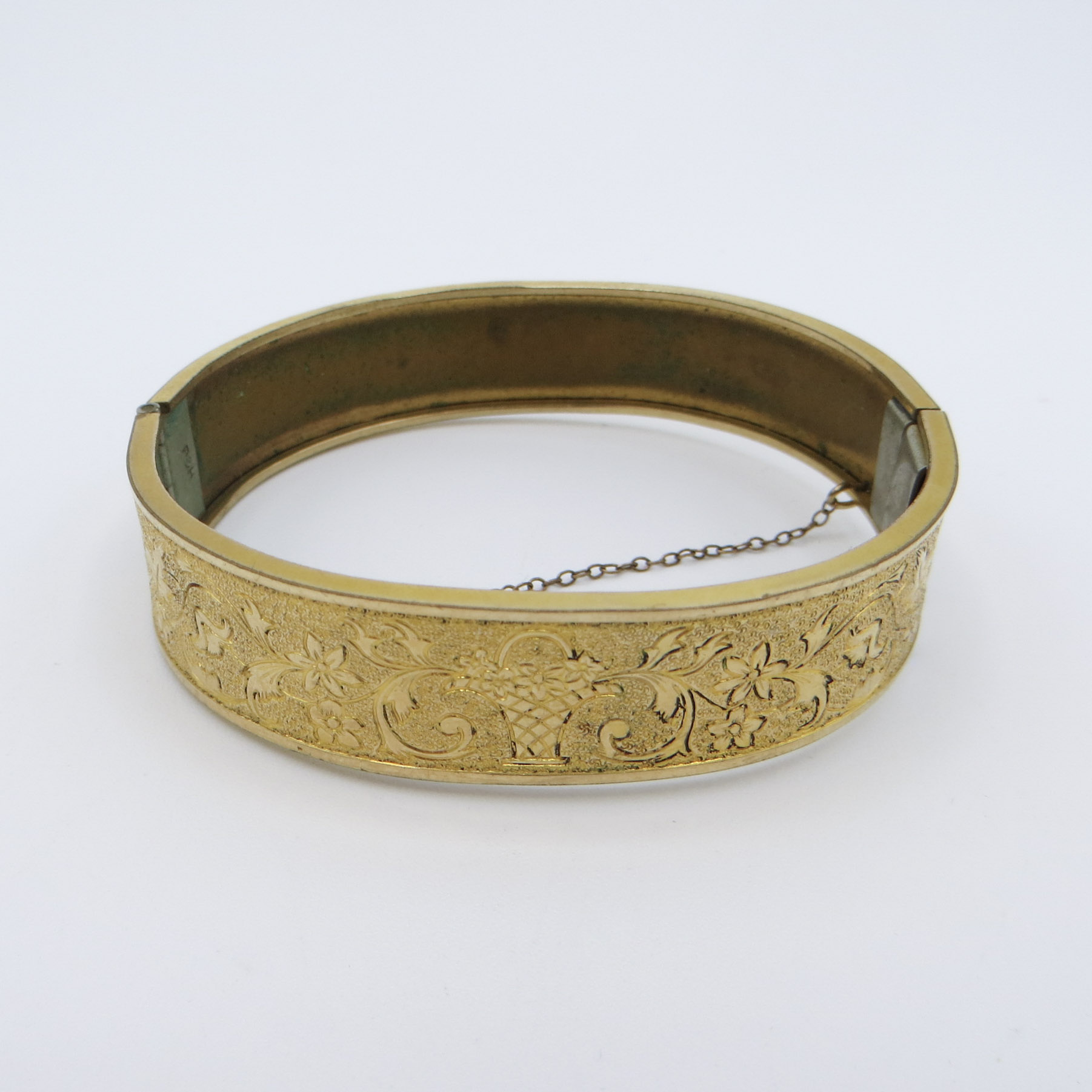 Gold-Filled Flower Basket Bracelet