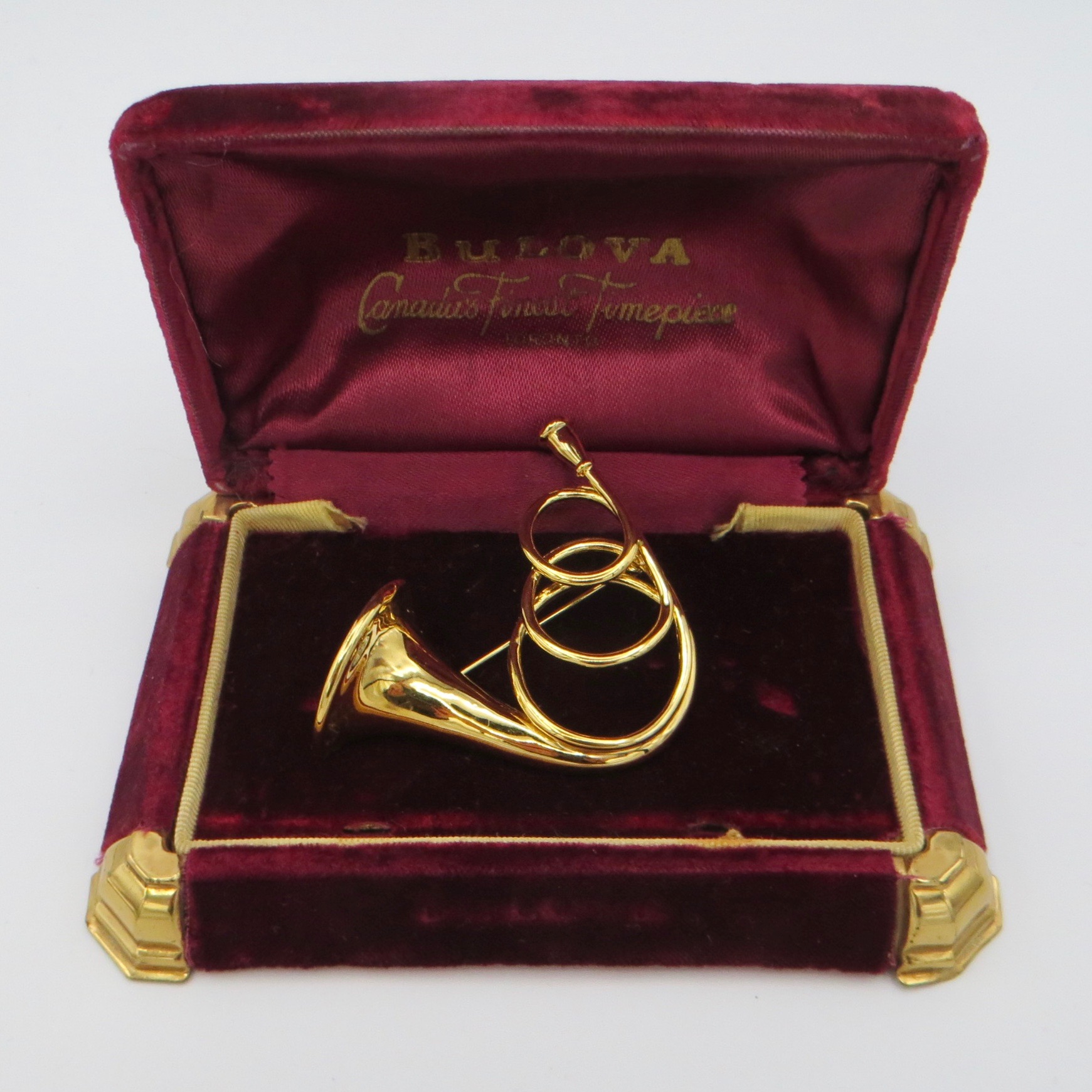 Vintage Dorlan French Horn Brooch