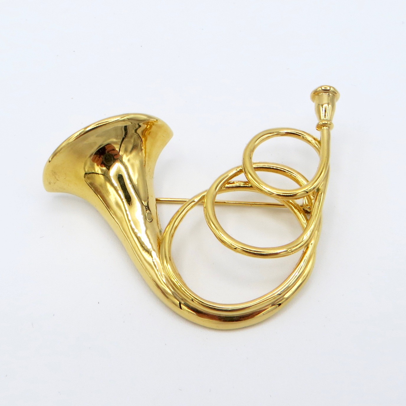 Vintage Dorlan French Horn Brooch