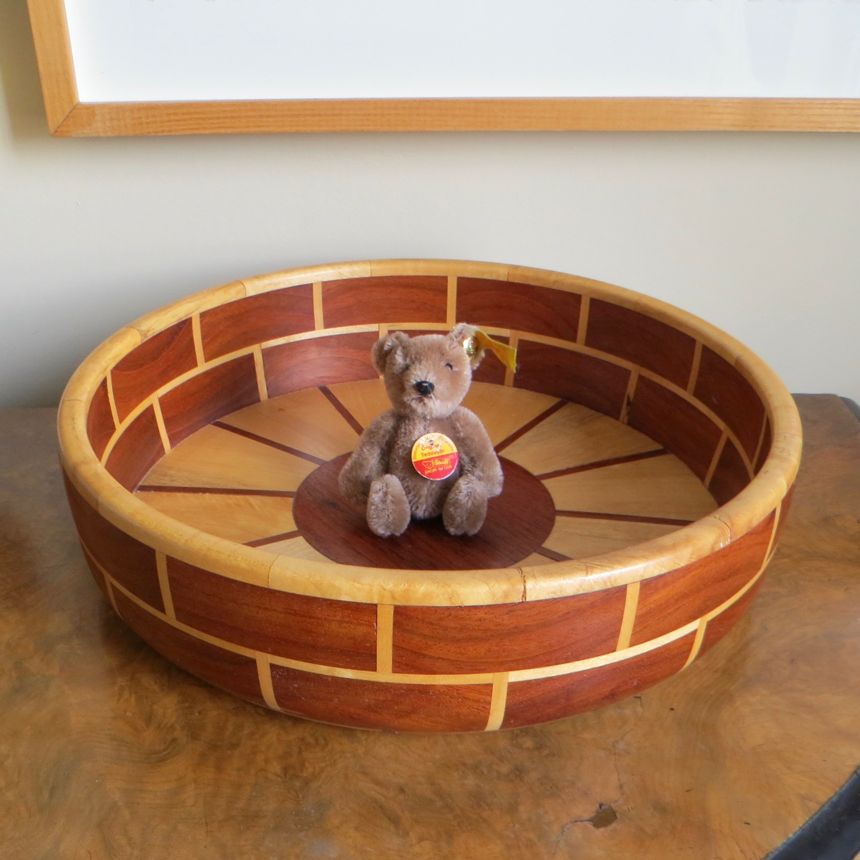 Wooden Sun Bowl