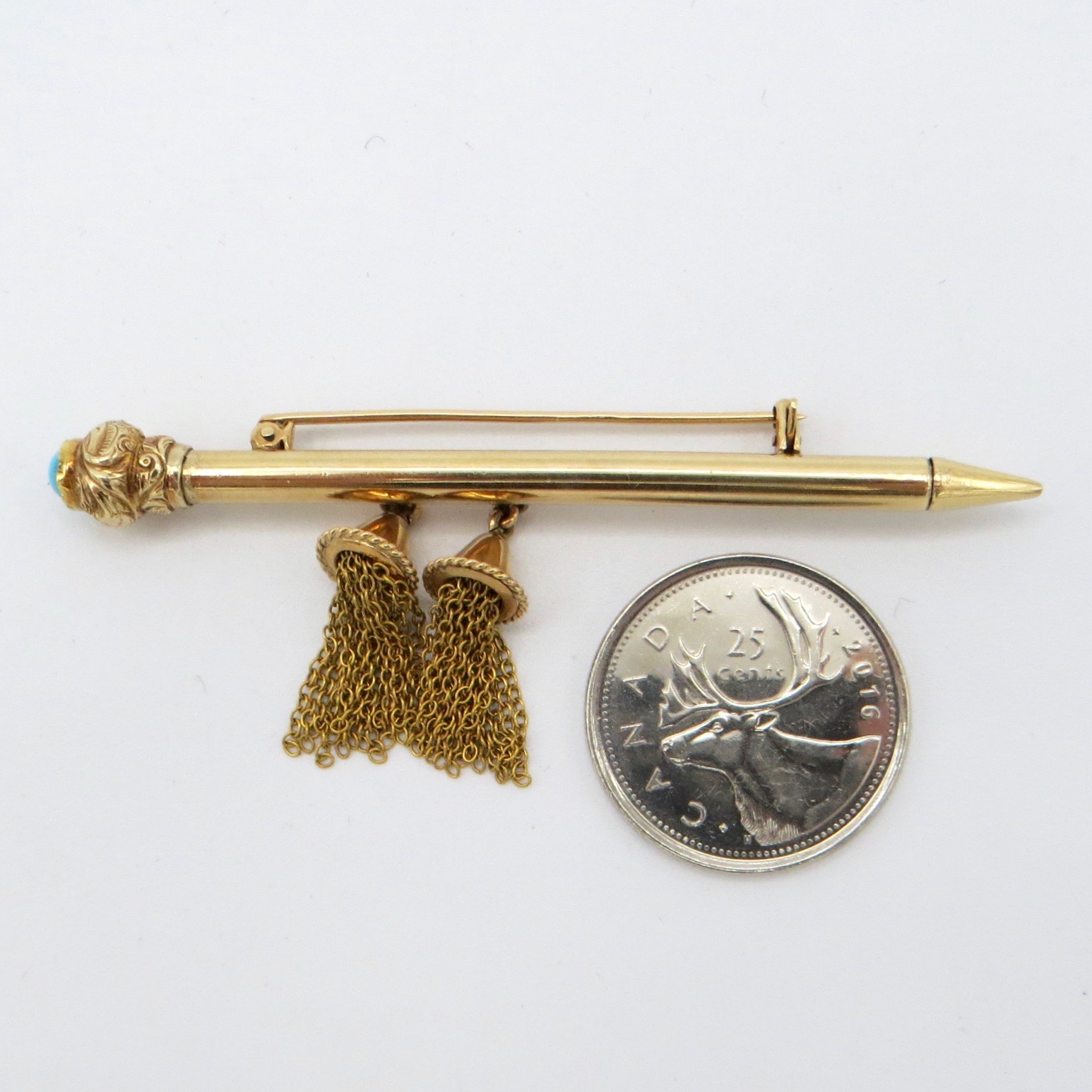 Victorian Pencil Brooch