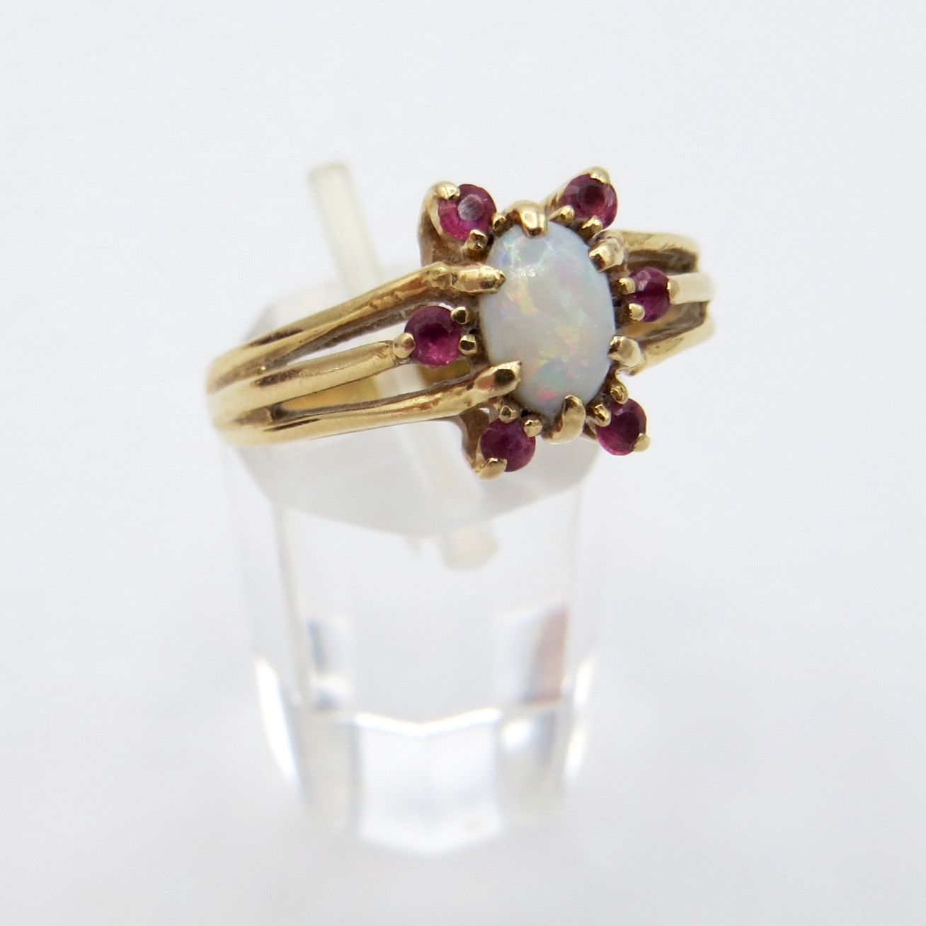 14kt Ruby & Opal Ring