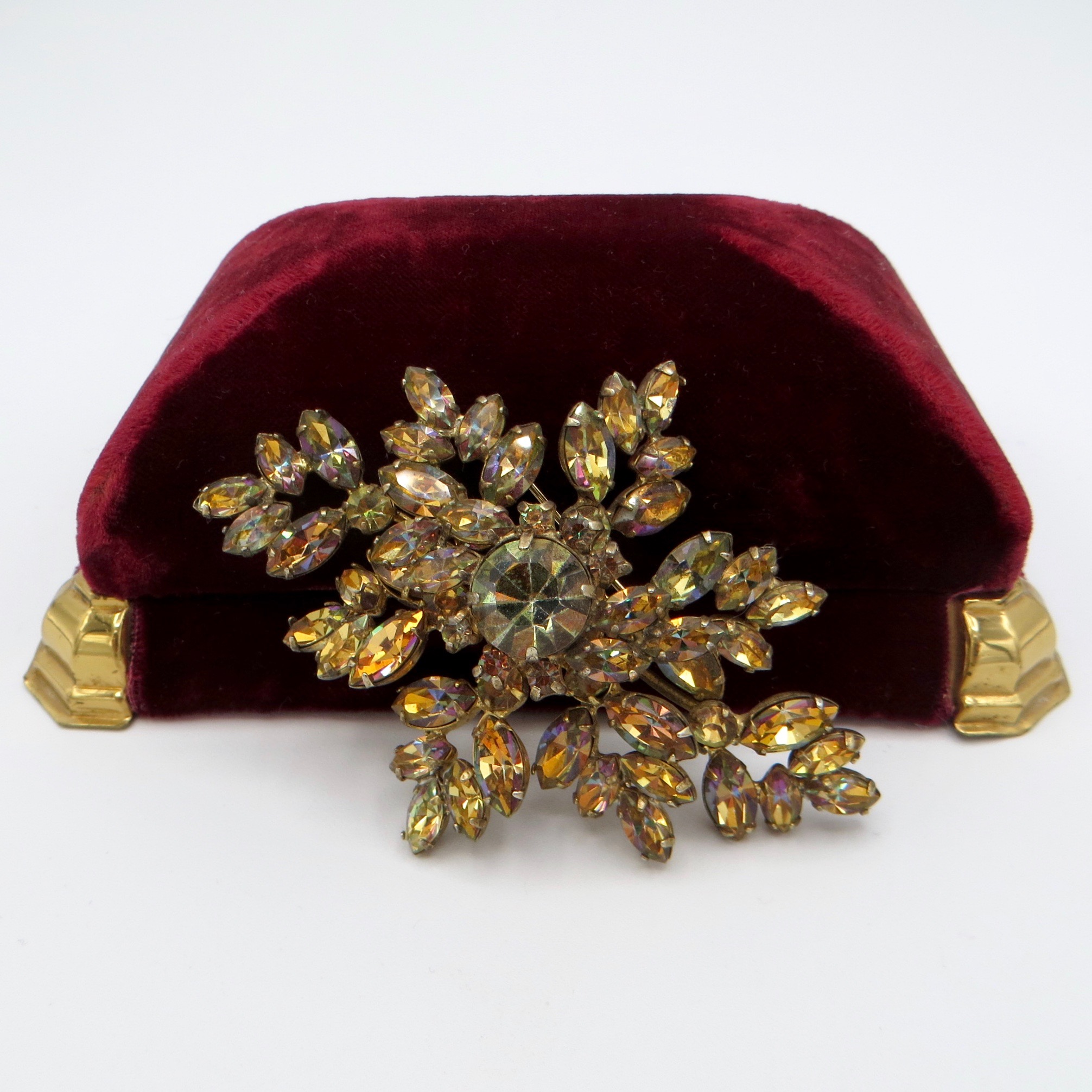 Jayflex Sterling Amber-Tone Brooch