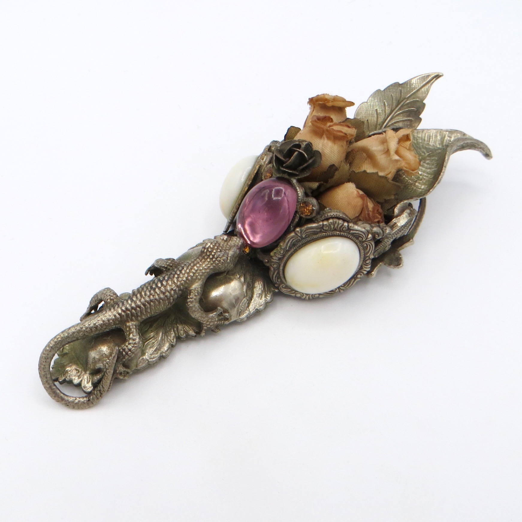 Danny Pollack Lizard Boutonniere Brooch