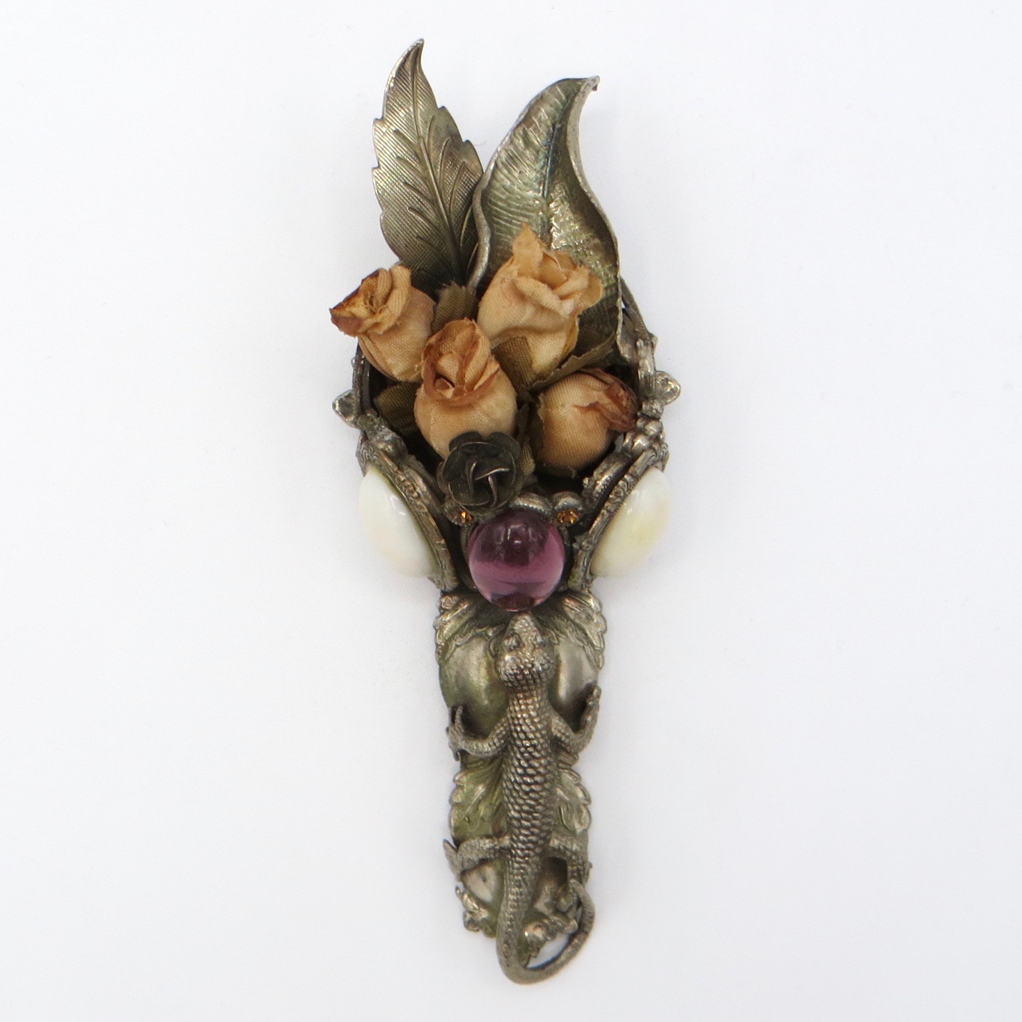 Danny Pollack Lizard Boutonniere Brooch