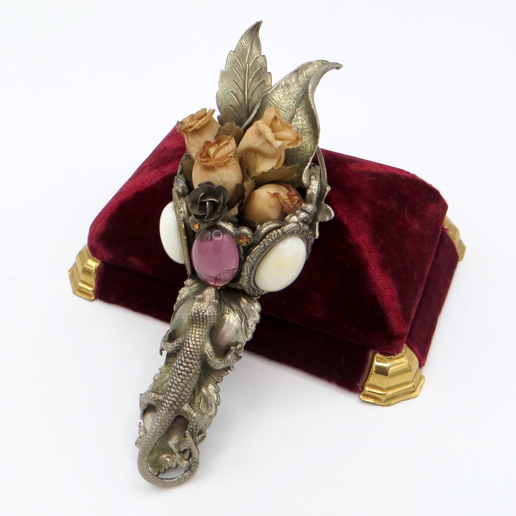 Danny Pollack Lizard Boutonniere Brooch