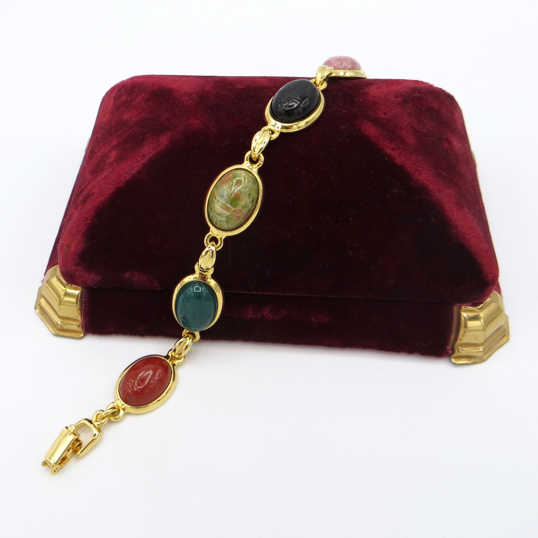 Scarab Stone Bracelet