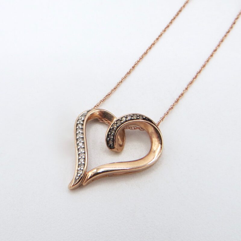 Rose Gold Heart Necklace