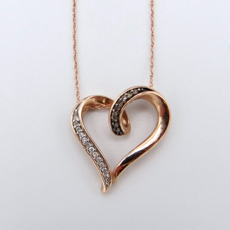 Rose Gold Heart Necklace