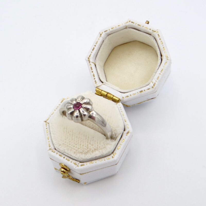 Silver Flower Ring