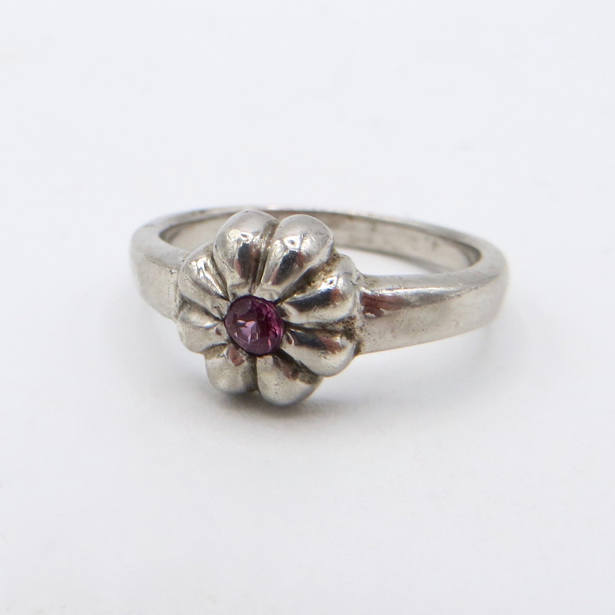 Silver Flower Ring