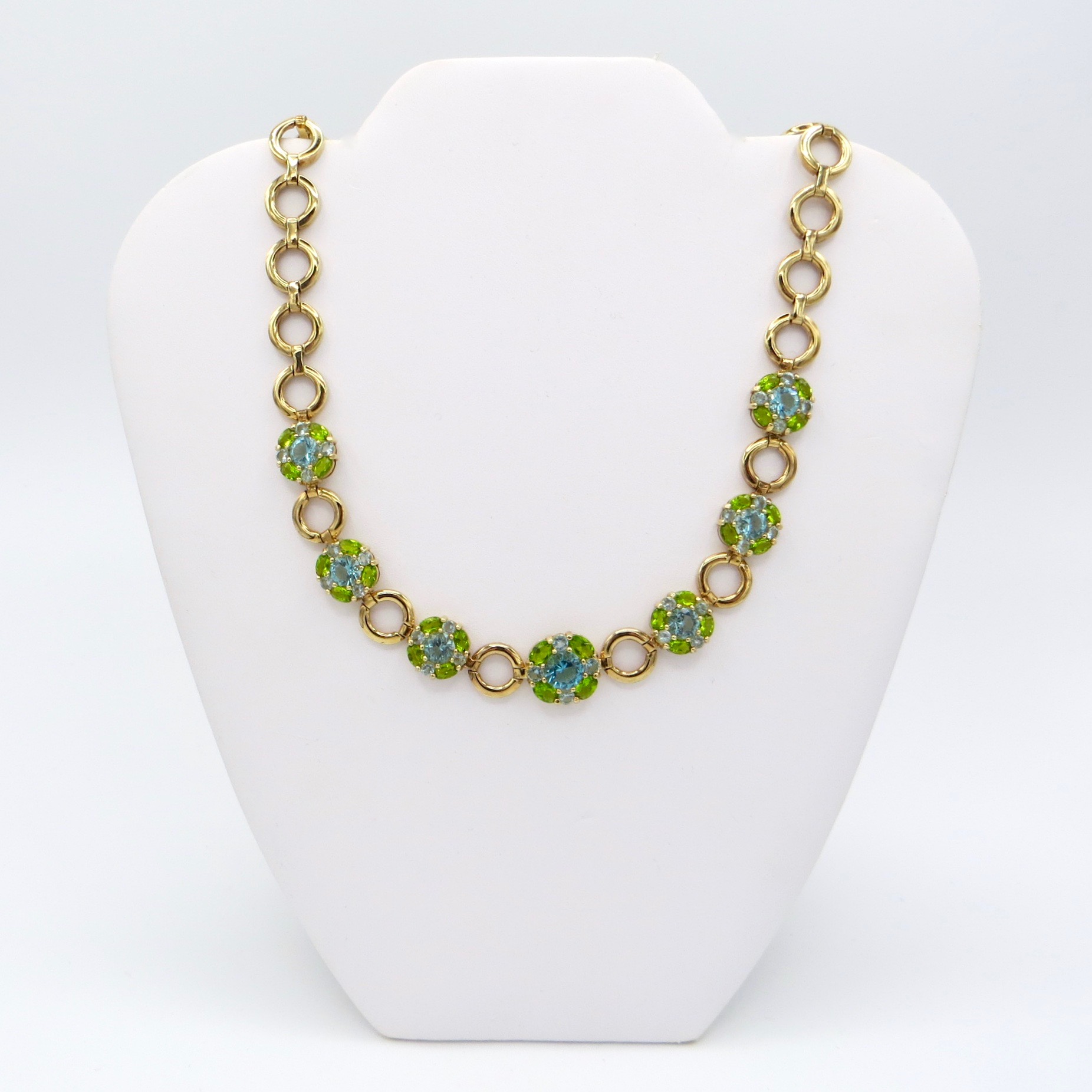 Topaz & Peridot Necklace