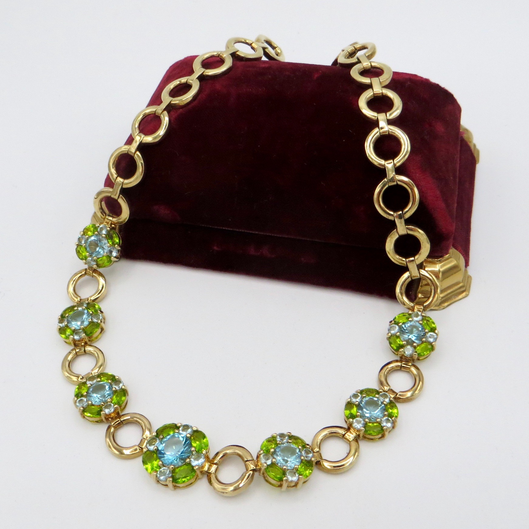 Topaz & Peridot Necklace