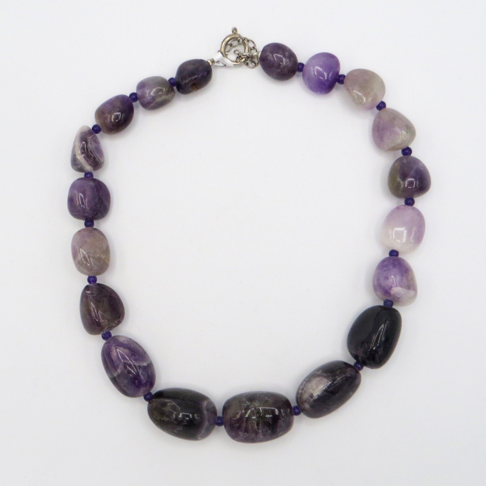 Polished Amethyst Necklace