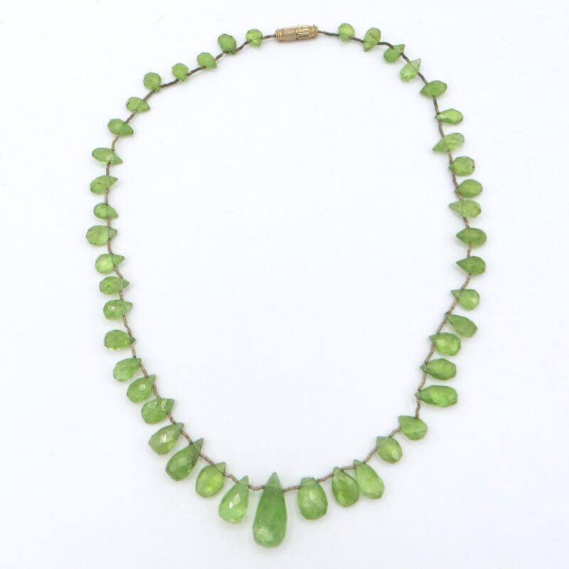 Faceted Peridot Necklace