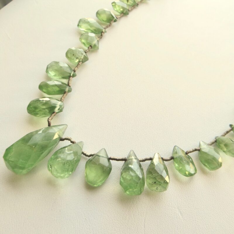 Faceted Peridot Necklace