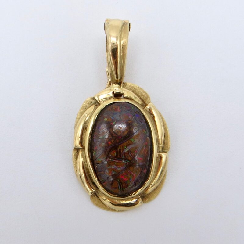 14kt Gold and Opal Pendant