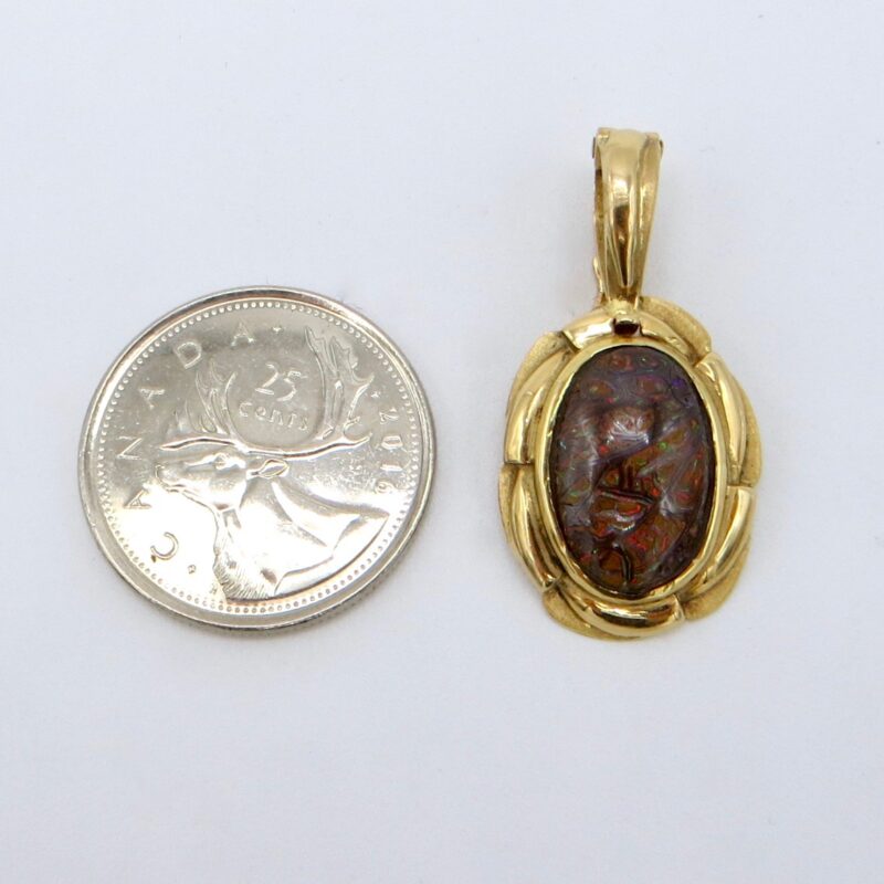 14kt Gold and Opal Pendant