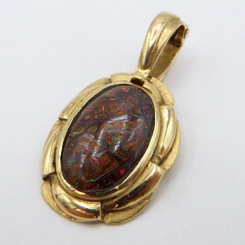 14kt Gold and Opal Pendant
