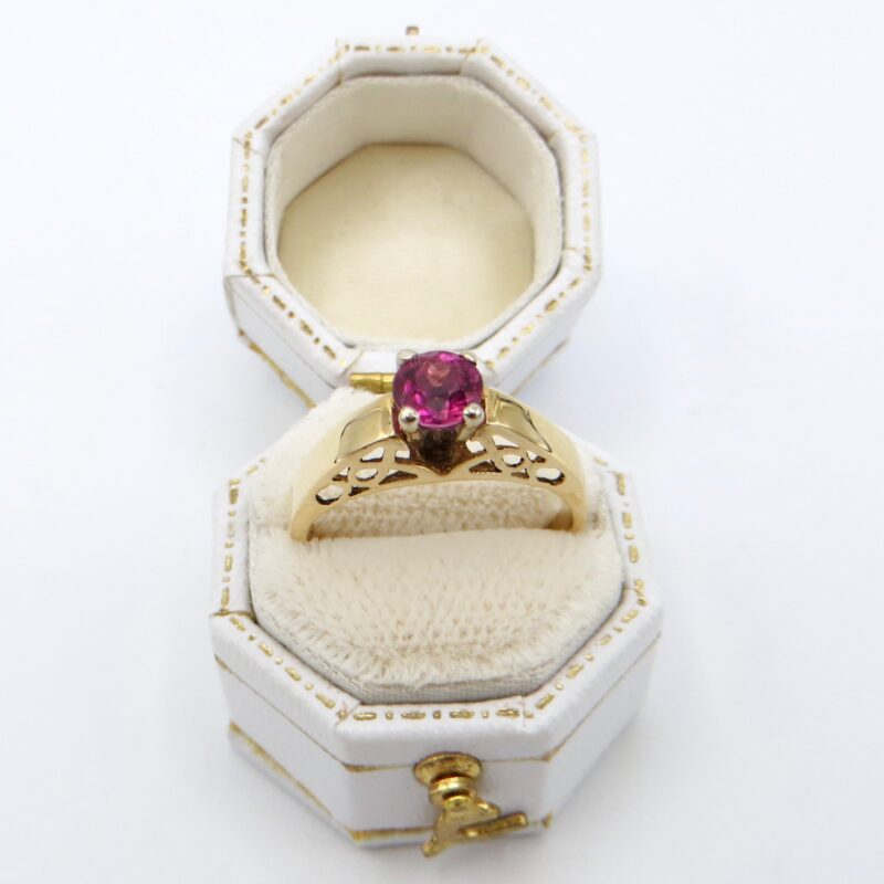 14kt Pink Tourmaline Ring