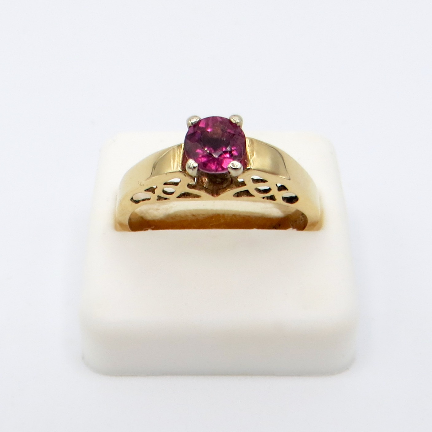 14kt Pink Tourmaline Ring