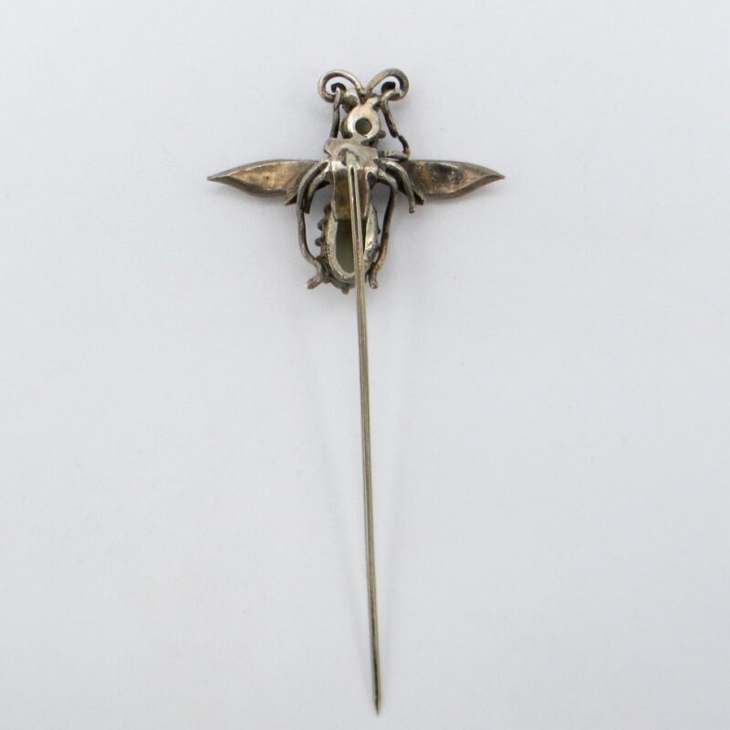 Cat's Eye Insect Brooch