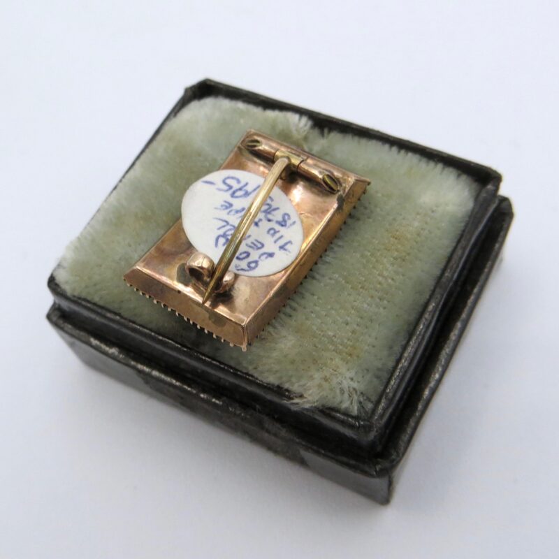 Victorian Tintype Brooch