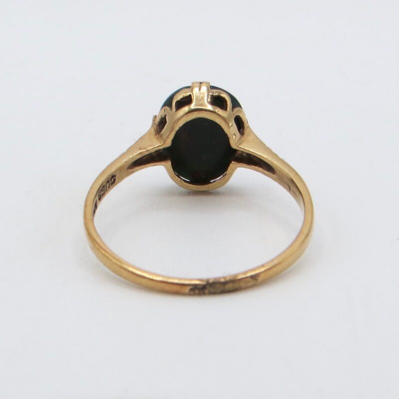 10kt Gold Bloodstone Ring