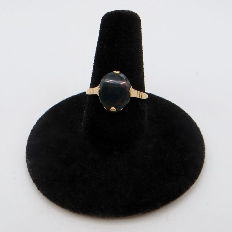 10kt Gold Bloodstone Ring