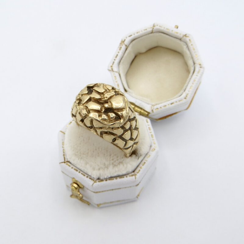 14kt Textured Gold Ring