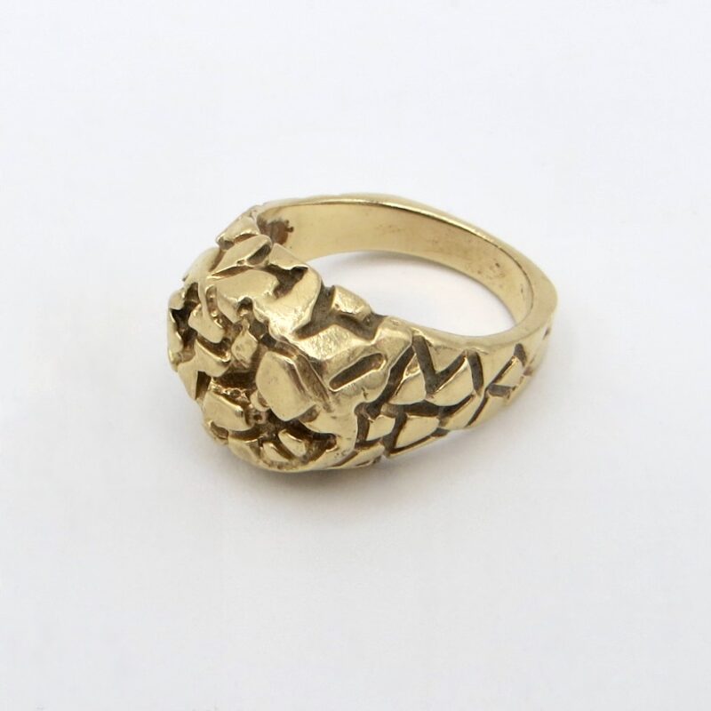 14kt Textured Gold Ring