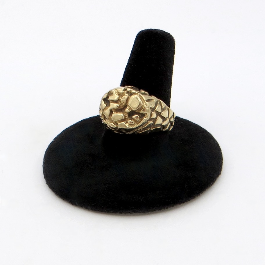 14kt Textured Gold Ring