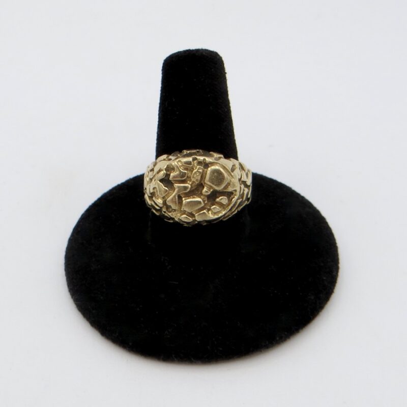 14kt Textured Gold Ring