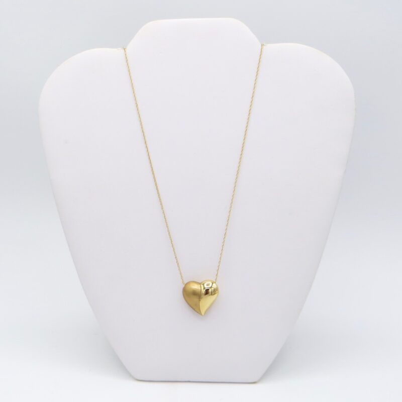 14kt Gold Heart Pendant on Chain