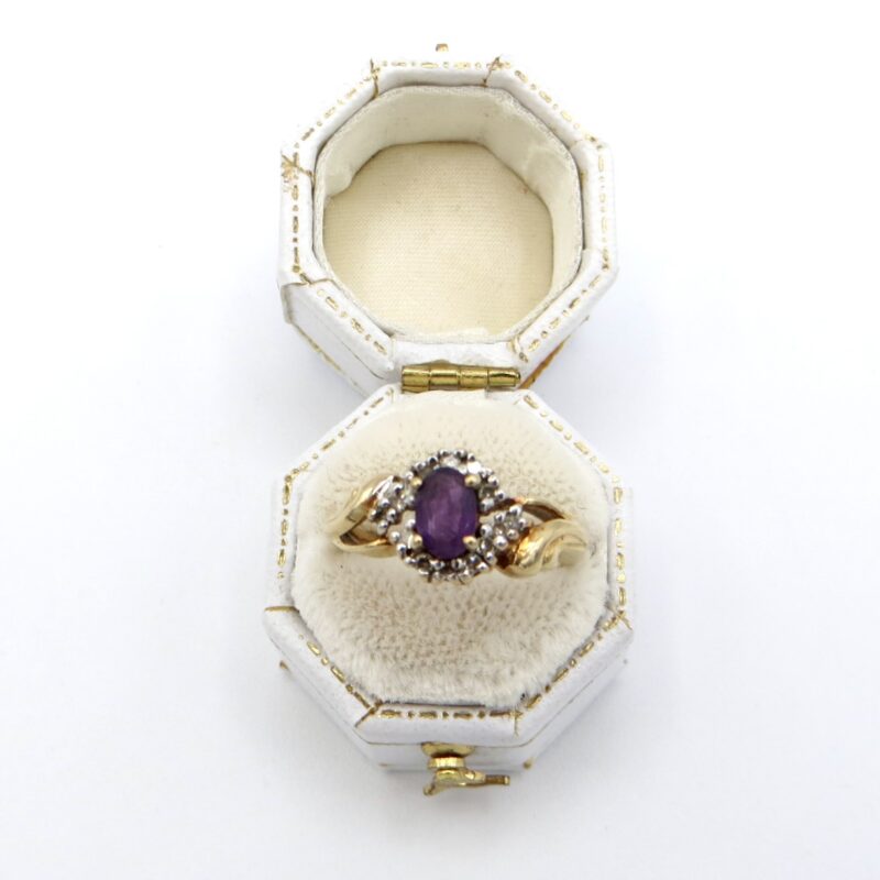 10kt Gold and Amethyst Ring