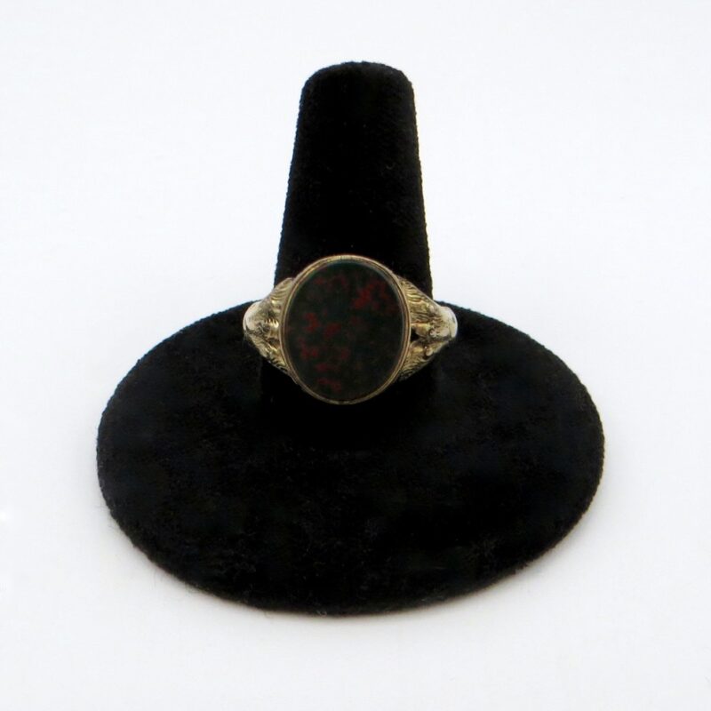 9kt Gold and Bloodstone Ring