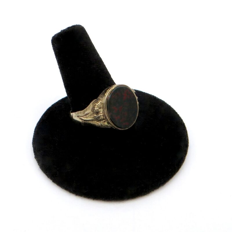 9kt Gold and Bloodstone Ring