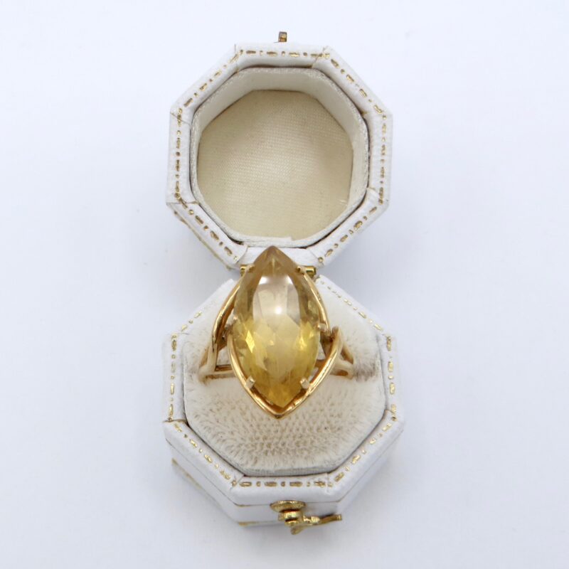 14kt Gold and Citrine Ring