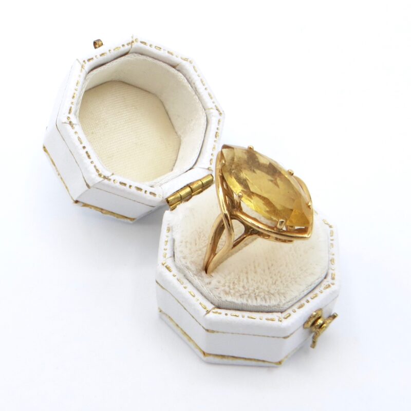 14kt Gold and Citrine Ring