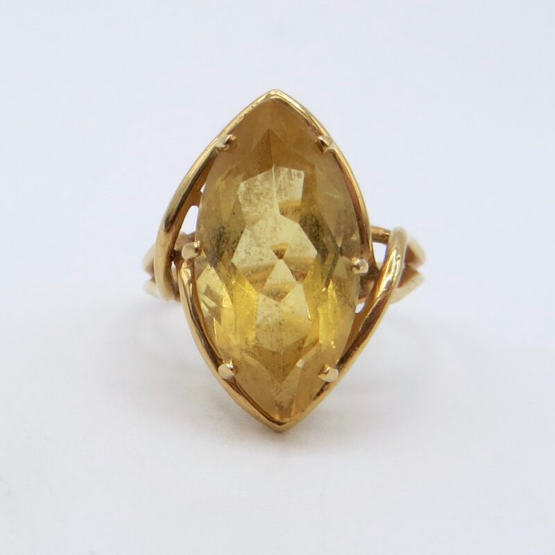 14kt Gold and Citrine Ring
