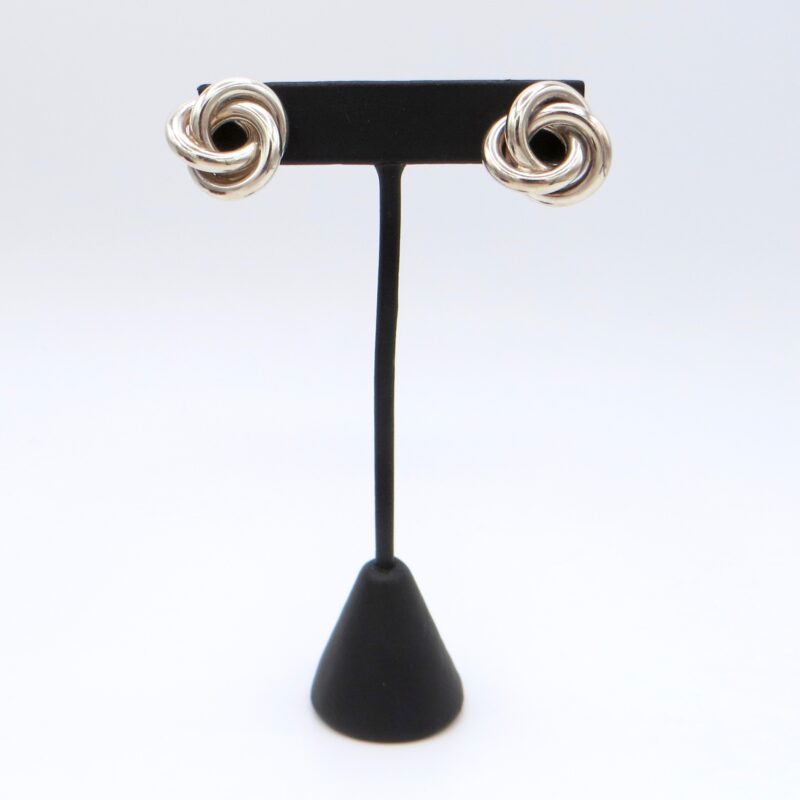 Sterling Silver Knot Earrings