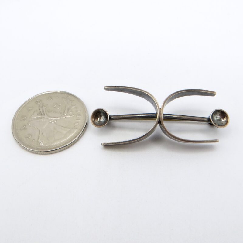 Stylish Silver Brooch