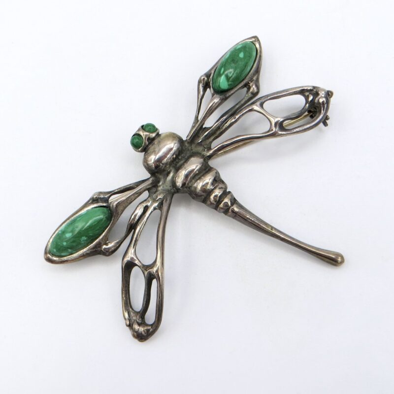 Silver Dragonfly Brooch