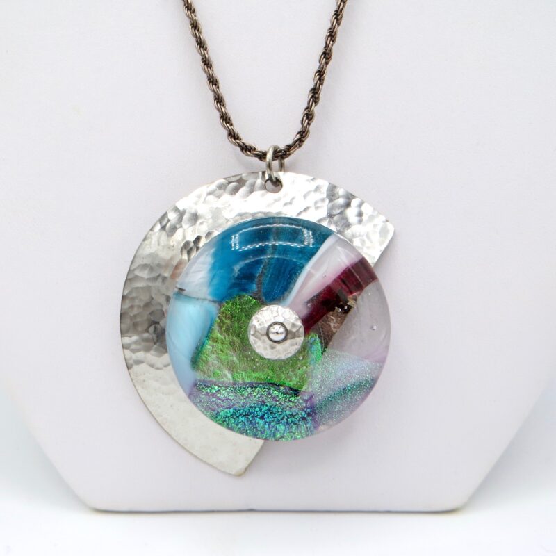 Artisan Glass Pendant Necklace